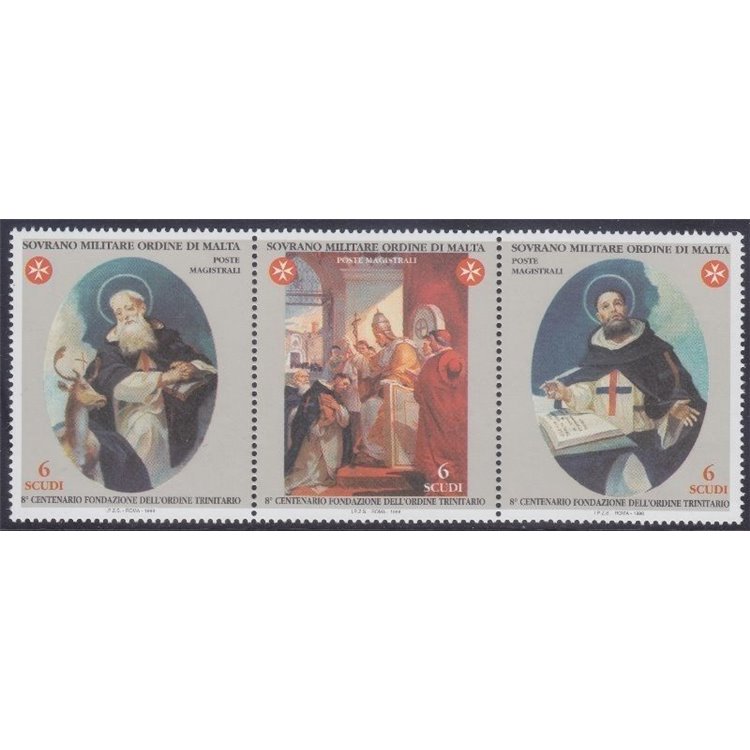 SMOM 1998 Trinitarian Order 3v MNH**