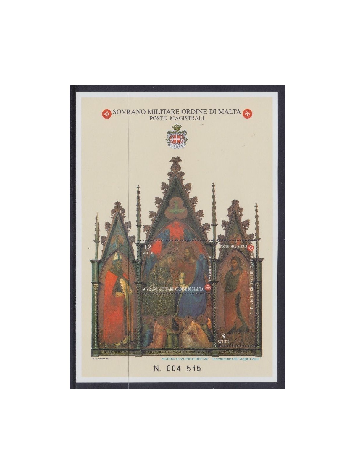 SMOM 1998 St. John the Baptist s/s MNH**
