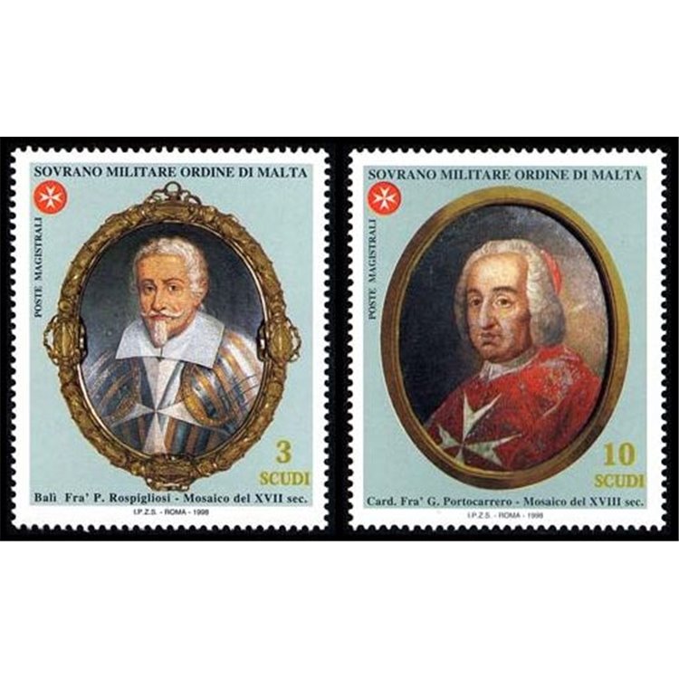 SMOM 1998 Dignitaries of the Order 2v MNH**