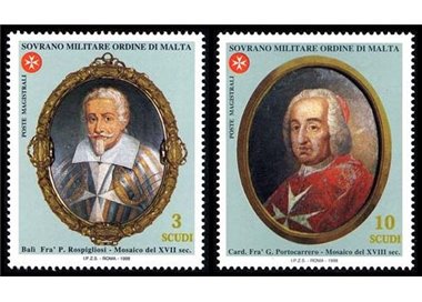 SMOM 1998 Dignitaries of the Order 2v MNH**