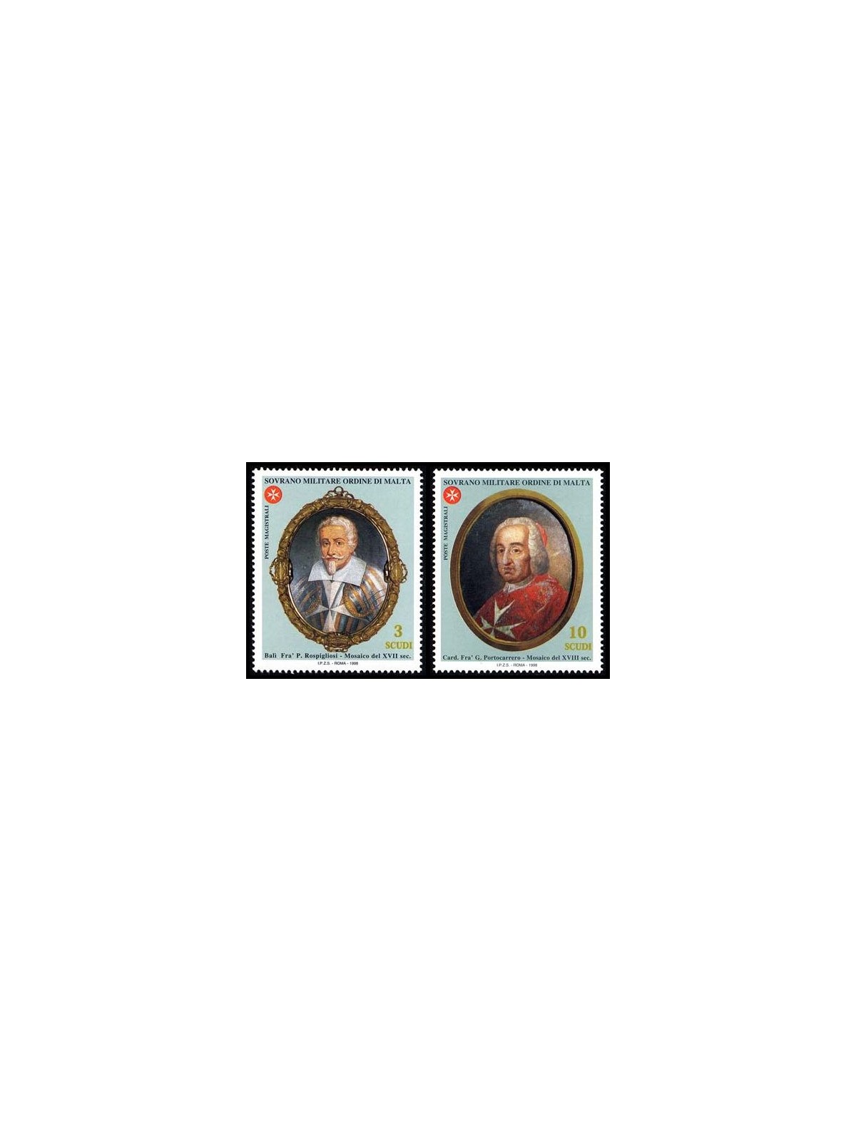 SMOM 1998 Dignitaries of the Order 2v MNH**