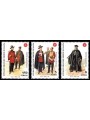 SMOM 1998 Antiche uniformi, 9ª serie 3v MNH**
