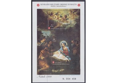 SMOM 1998 Natale BF MNH**
