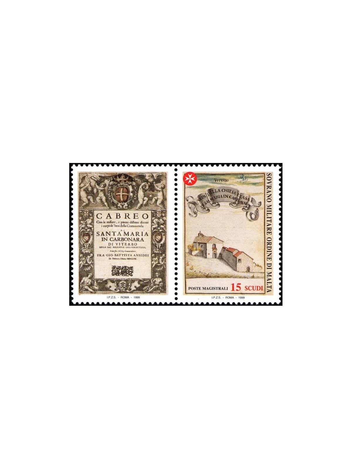 SMOM 1999 Antiche commende, 2ª serie MNH**