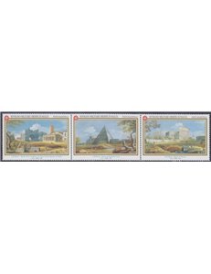 SMOM 1999 Antiche vedute, 1ª serie 3v MNH**