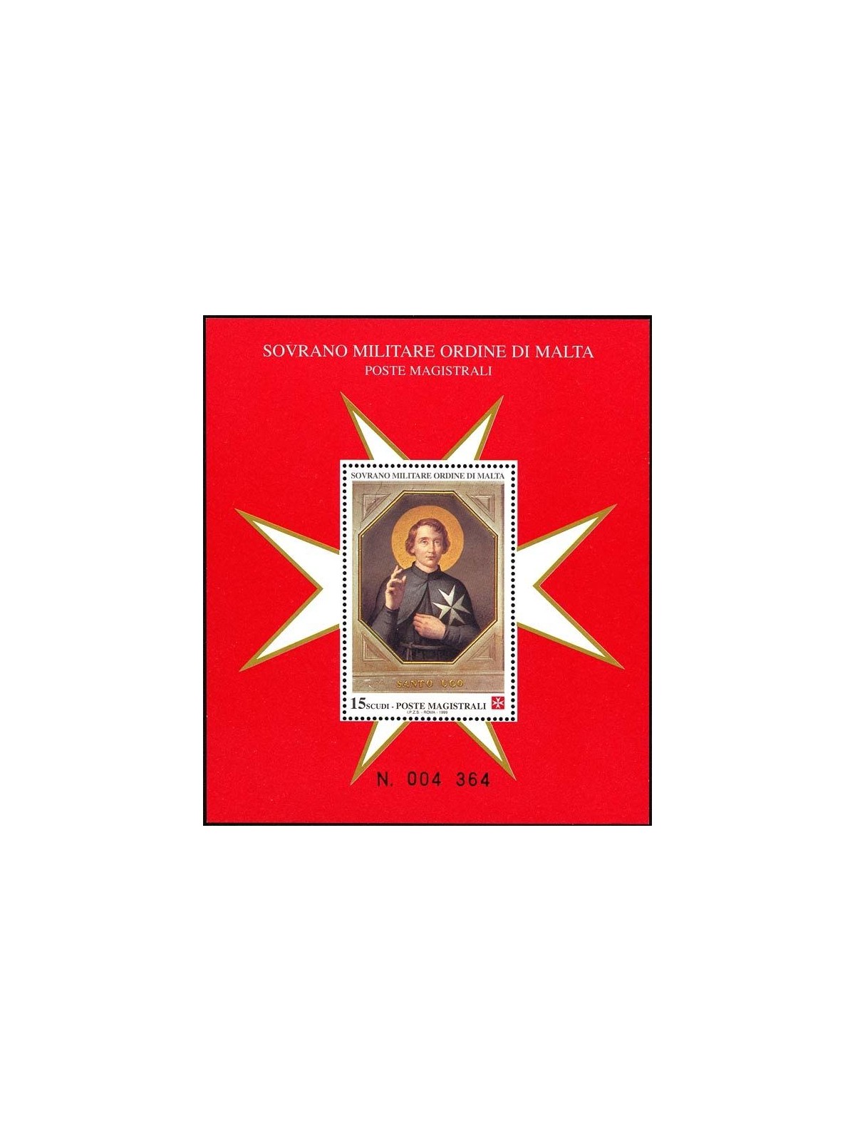 SMOM 1999 Sant'Ugo BF MNH**