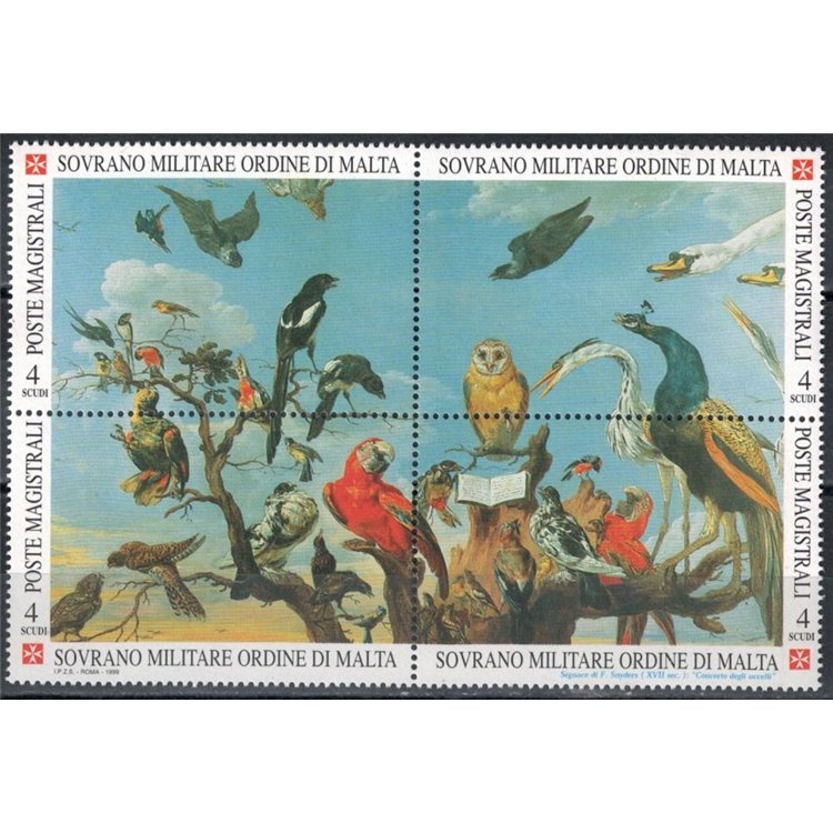 SMOM 1999 Nature and Art, 1st series 4v MNH**