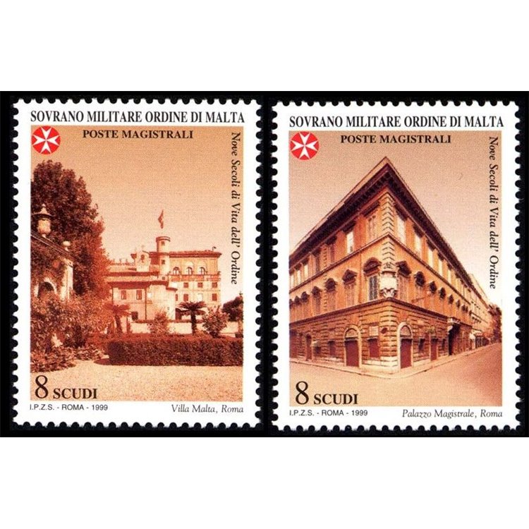 SMOM 1999 Nine Centuries of Life of the Order, 2nd Series 2v MNH**