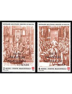SMOM 1999 Humanitarian Aid in the Balkans 2v MNH**
