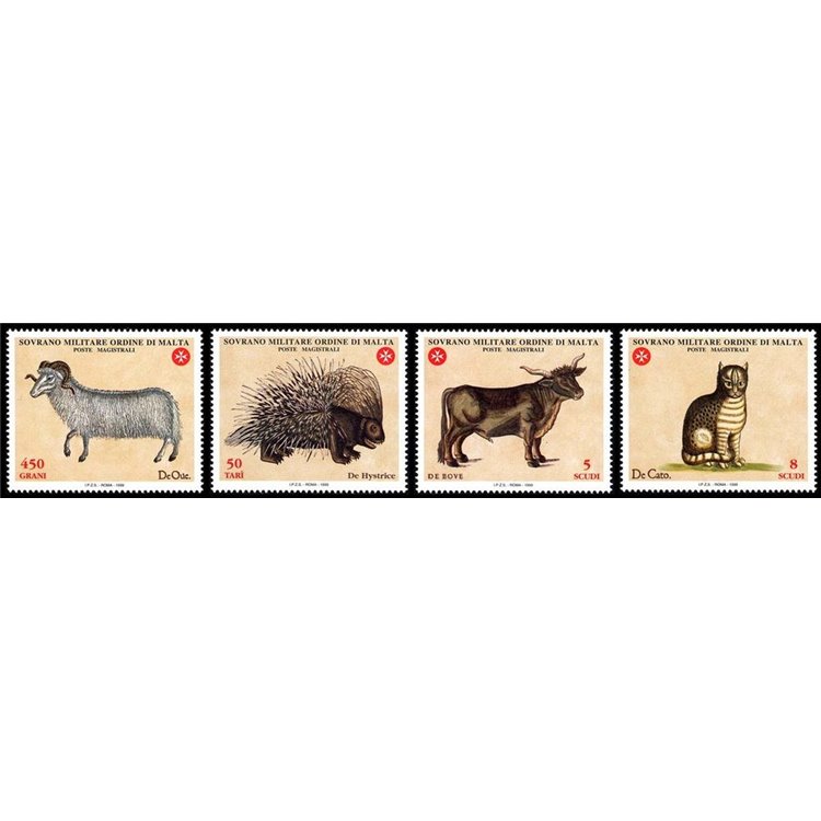 SMOM 1999 Ancient texts, 2nd series 4v MNH**