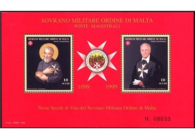 SMOM 1999 Nine Centuries of Life of the Order, 3rd Series s/s MNH**
