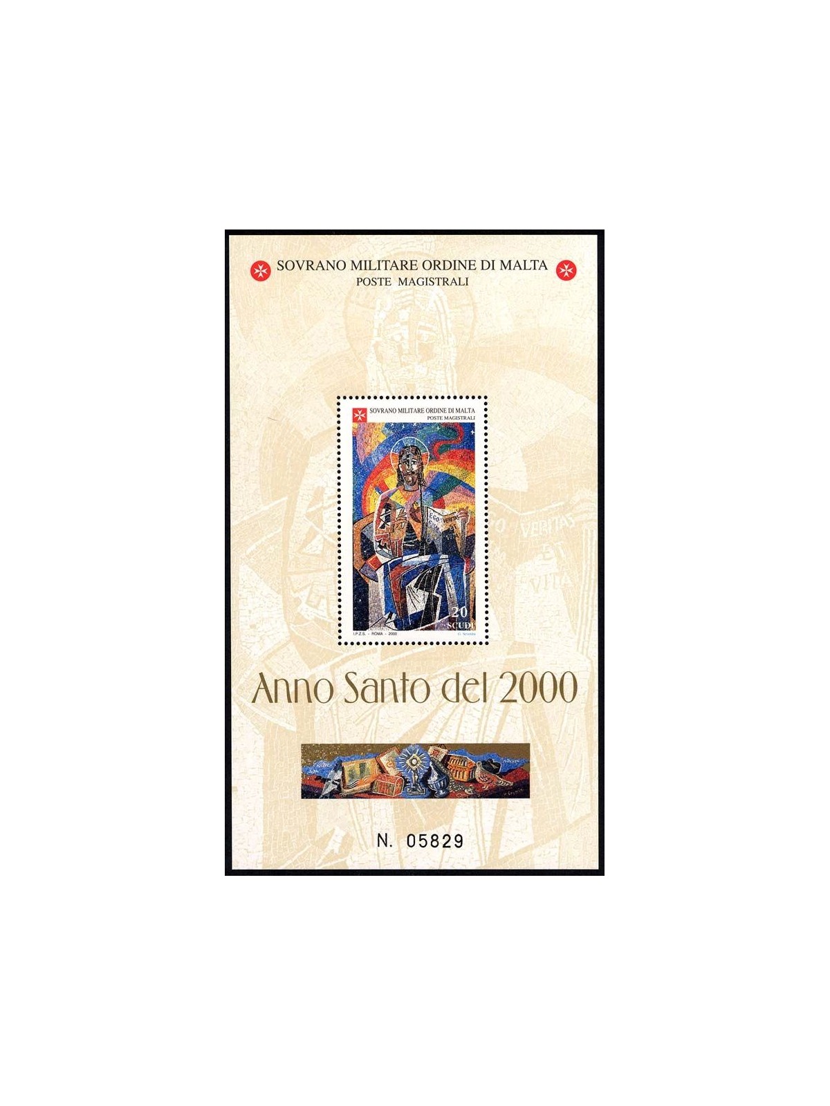 SMOM 2000 Holy Year s/s MNH**