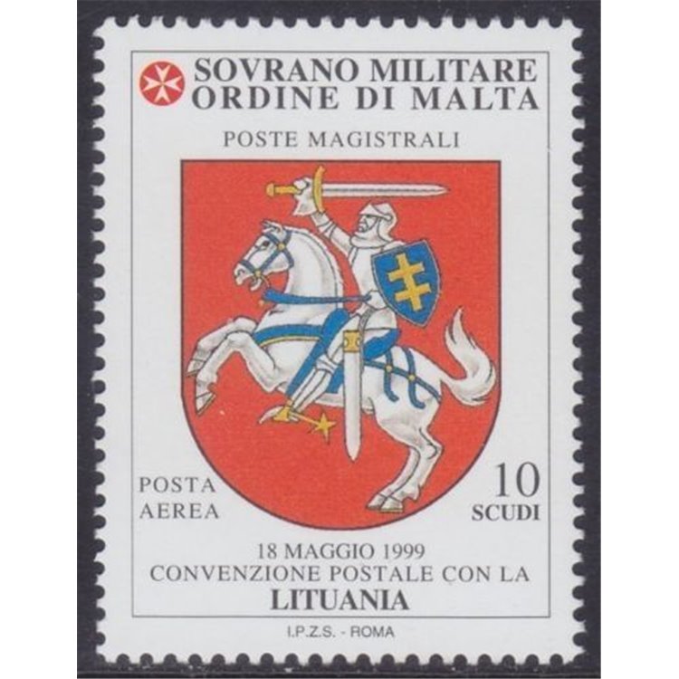 SMOM 2000 Convenzione postale con Lituania MNH**
