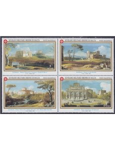 SMOM 2000 Ancient views, 2nd series 4v MNH**