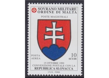 SMOM 2000 Postal Agreement with Slovakia MNH**