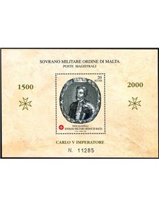 SMOM 2000 Charles V s/s MNH**