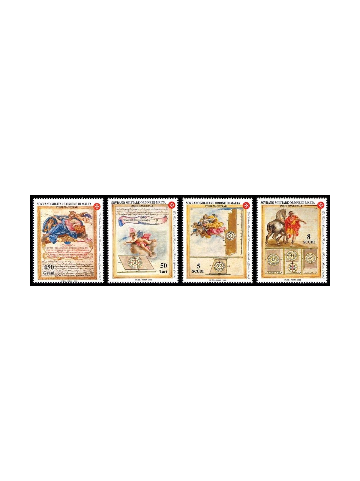 SMOM 2000 Antiche commende, 3rd series 4v MNH**