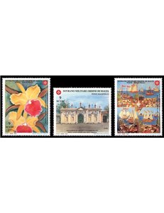 SMOM 2000 Donazione di artisti 3v MNH**