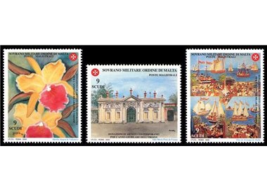 SMOM 2000 Donazione di artisti 3v MNH**