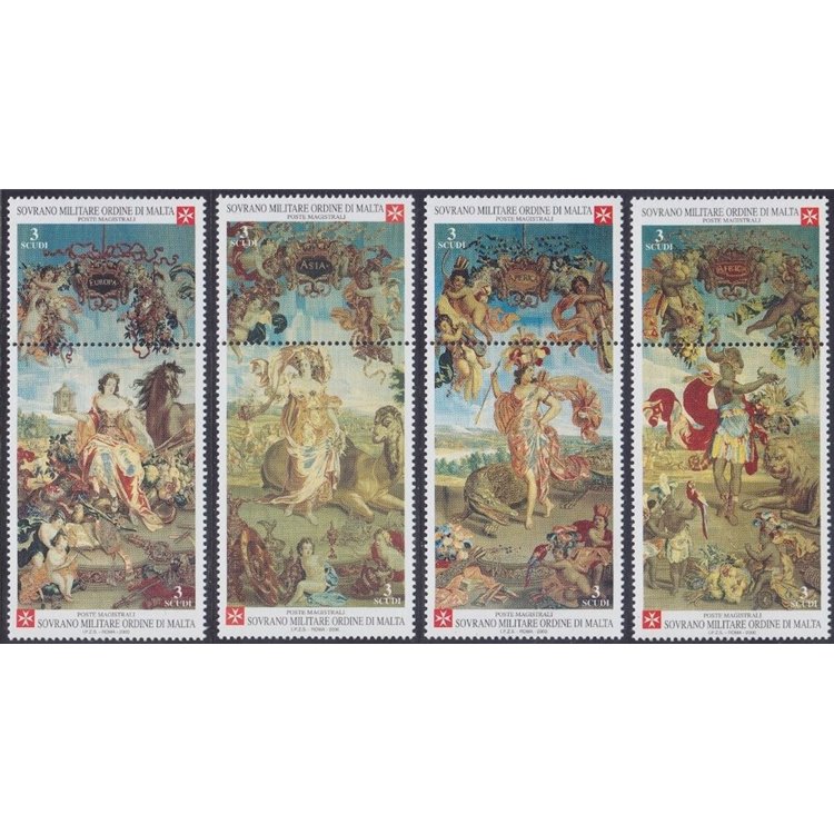 SMOM 2000 Ancient tapestries 8v MNH**