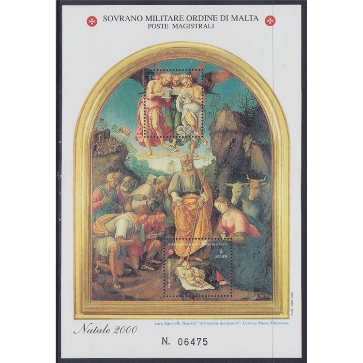 SMOM 2000 Natale BF MNH**