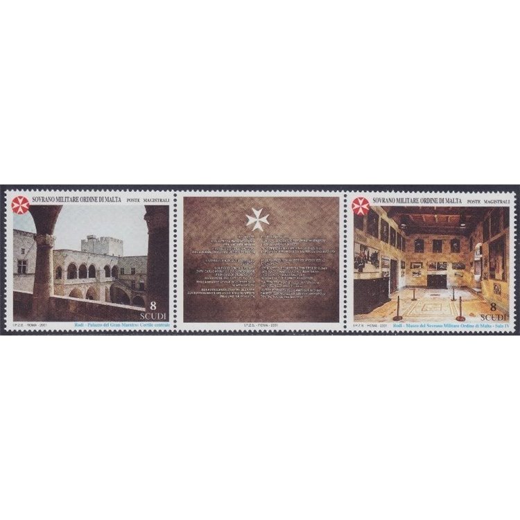 SMOM 2001 Museum of the Order 2v MNH**