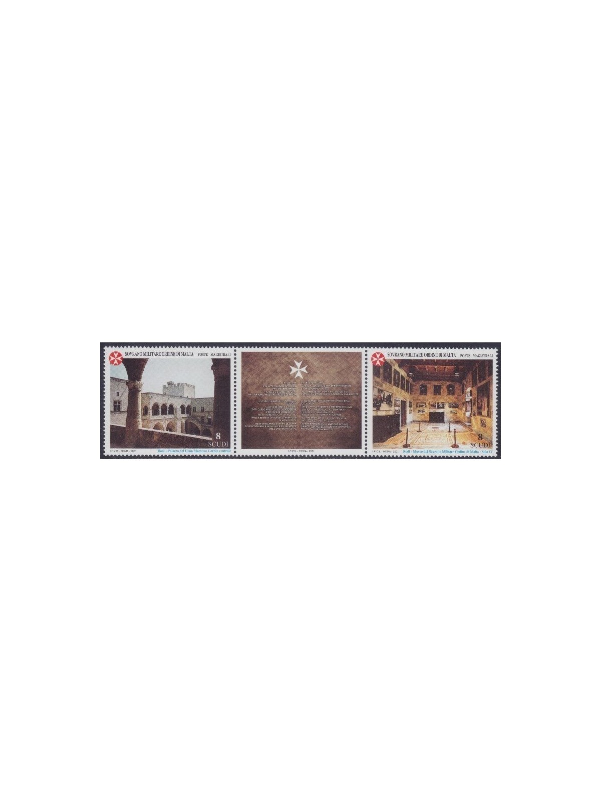 SMOM 2001 Museo dell'ordine 2v MNH**