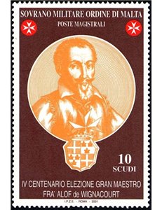 SMOM 2001 Alof de Wignacourt MNH**