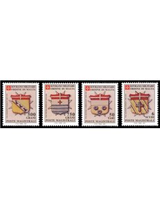 SMOM 2001 Stemmi dei Gran Priori, 4ª serie 4v MNH**