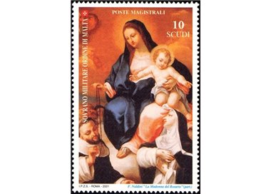 SMOM 2001 The Holy Rosary MNH**