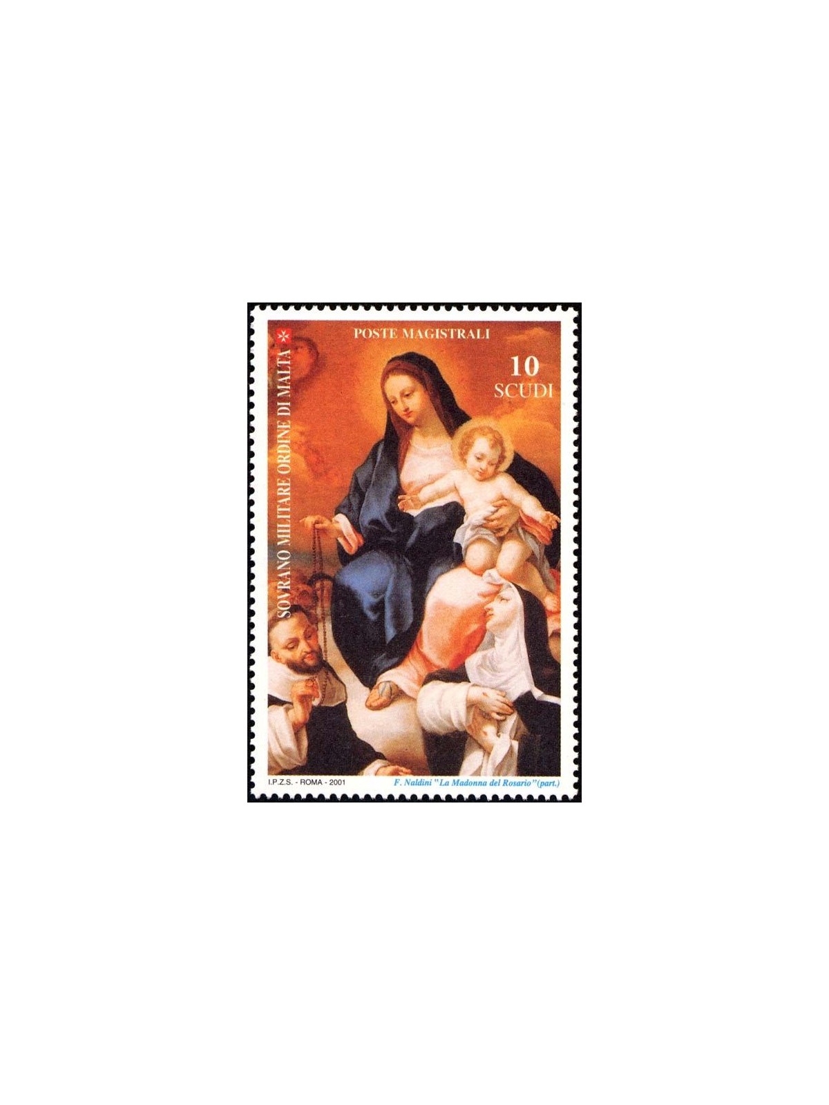 SMOM 2001 Il Santo Rosario MNH**