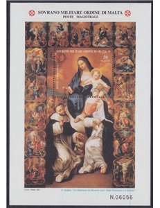 SMOM 2001 Il Santo Rosario BF MNH**