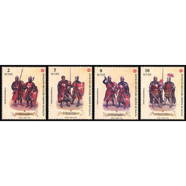 SMOM 2001 Costumi e uniformi, 1ª serie 4v MNH**
