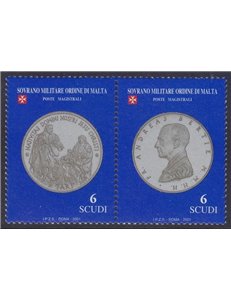 SMOM 2001 Coins, 2nd series 2v MNH**