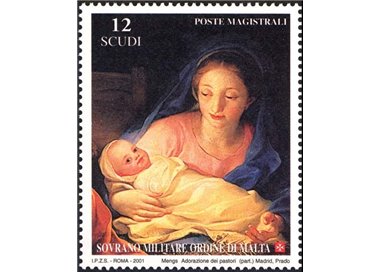 SMOM 2001 Natale MNH**
