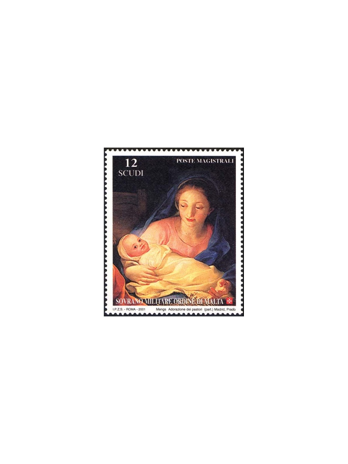 SMOM 2001 Christmas MNH**