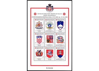 SMOM 2002 Postal Conventions, 4th series s/s MNH**