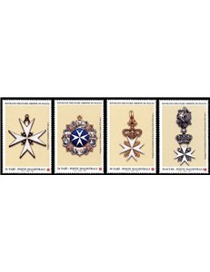 SMOM 2002 Ancient insignia, 1st series 4v MNH**