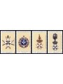 SMOM 2002 Ancient insignia, 1st series 4v MNH**