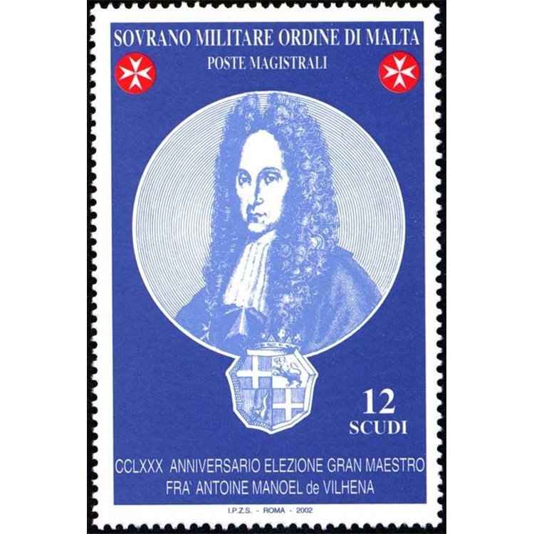 SMOM 2002 Antoine Manoel De Vilhena MNH**