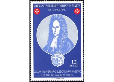 SMOM 2002 Antoine Manoel De Vilhena MNH**