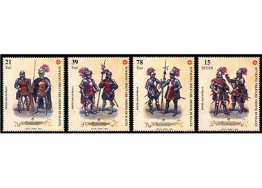 SMOM 2002 Costumes and uniforms, 2nd series 4v MNH**