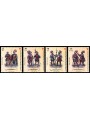 SMOM 2002 Costumes and uniforms, 2nd series 4v MNH**