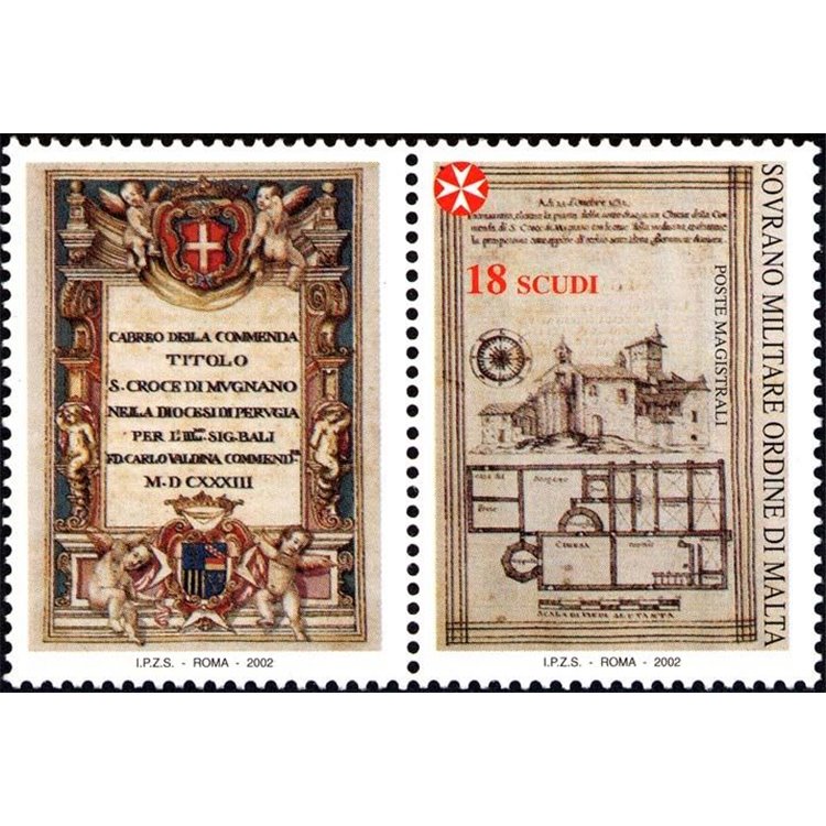 SMOM 2002 Ancient commendations, 4th series MNH**