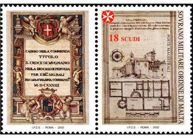 SMOM 2002 Antiche commende, 4ª serie MNH**