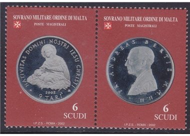 SMOM 2002 Monete (3ª serie) 2v MNH**
