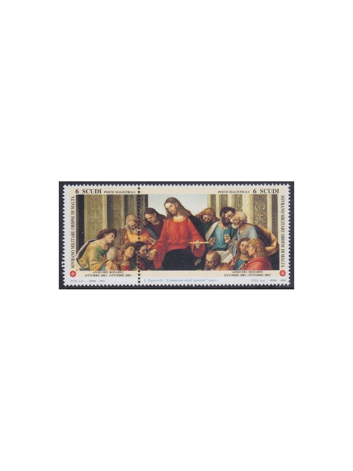 SMOM 2003 Anno del Rosario 2v MNH**
