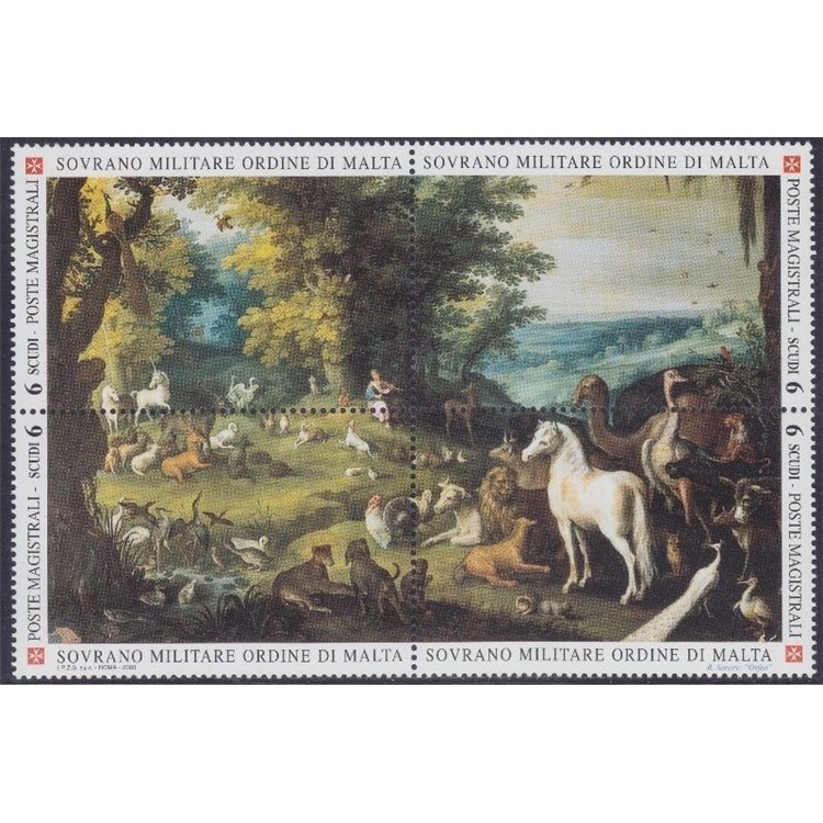 SMOM 2003 Natura e Arte, 2ª serie 4v MNH**
