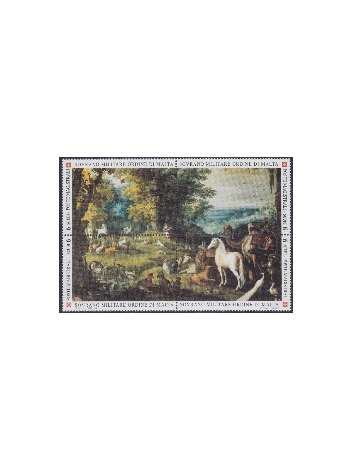 SMOM 2003 Natura e Arte, 2ª serie 4v MNH**