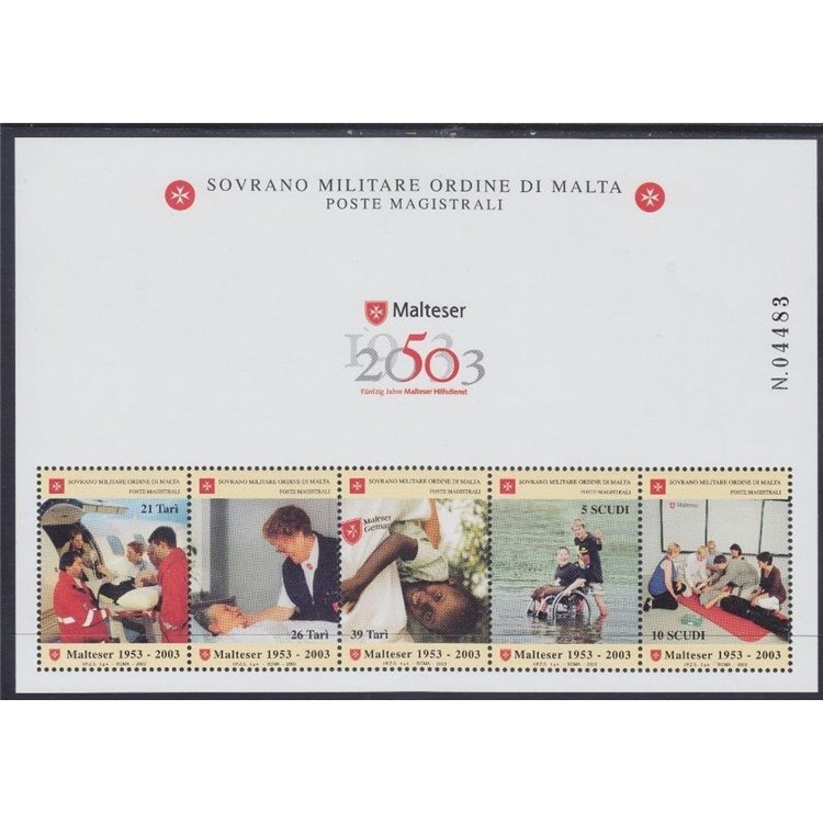 SMOM 2003 Malteser Hilfdienst s/s MNH**